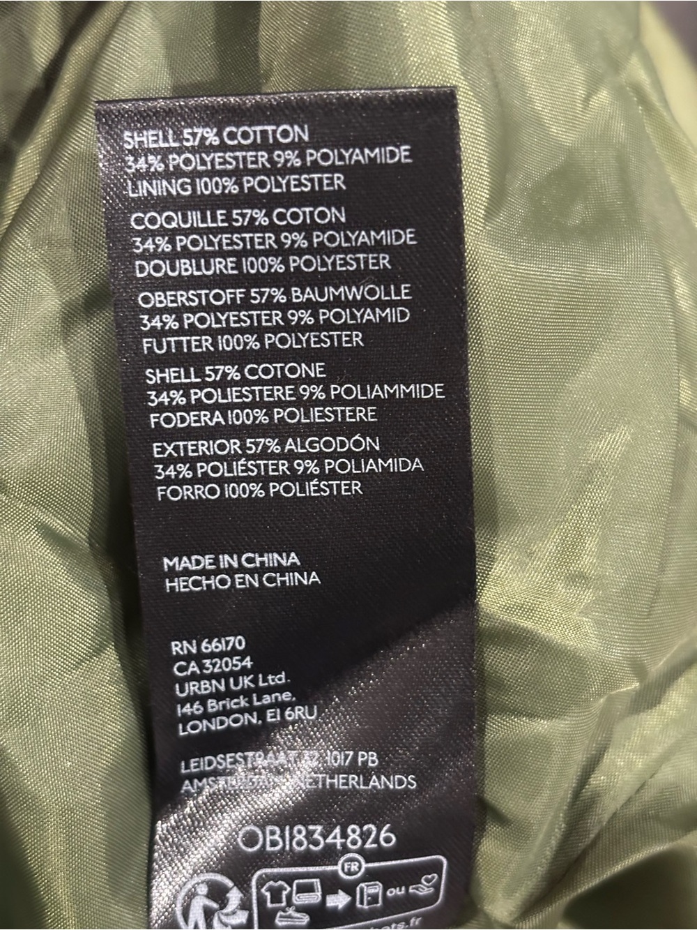 NWOT Free People Women’s Looking Glass Trench Coat in Loden Green Small Utility - Picture 11 of 11